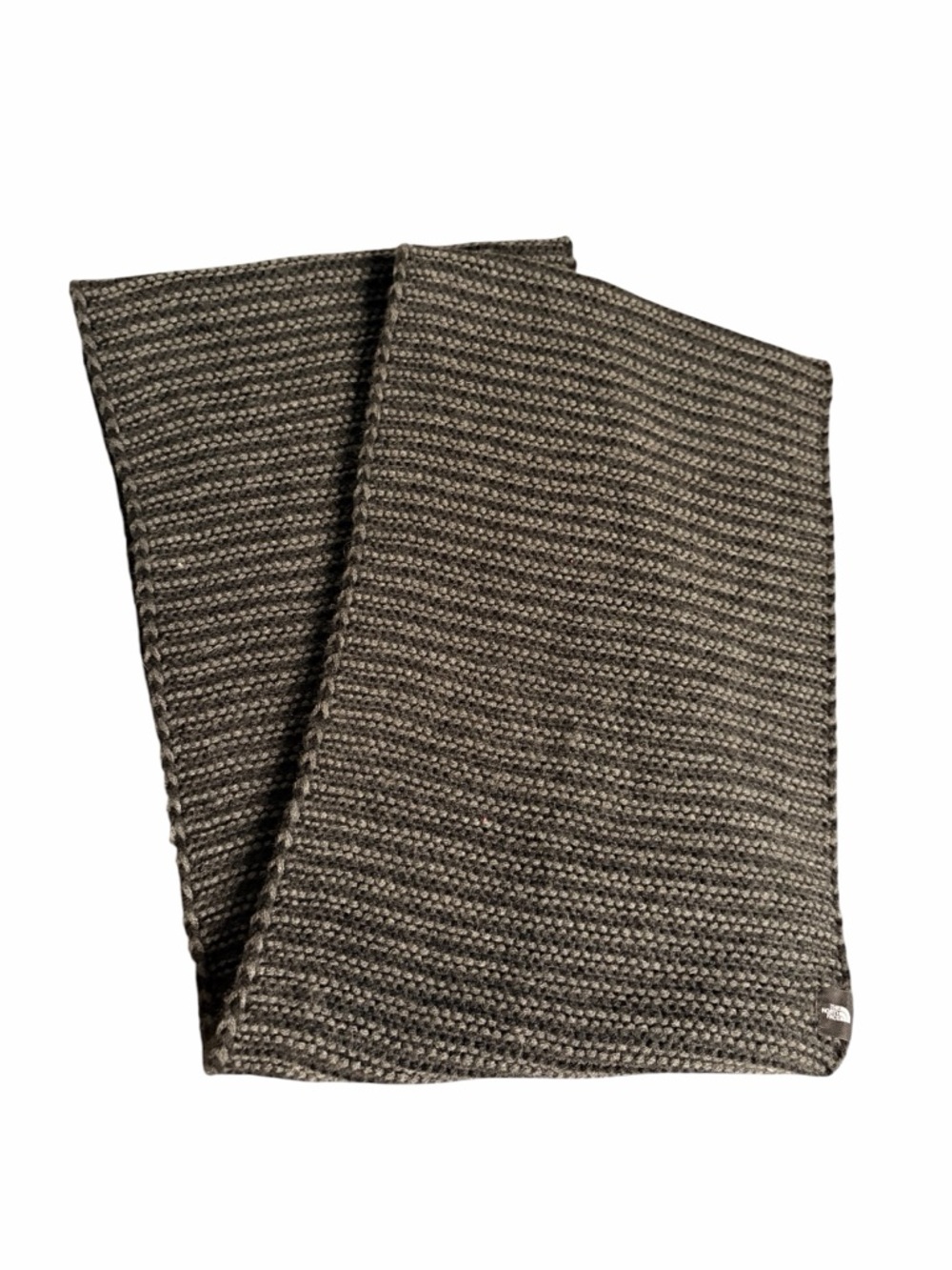 The North Face Charcoal Ribbed Knit Scarf